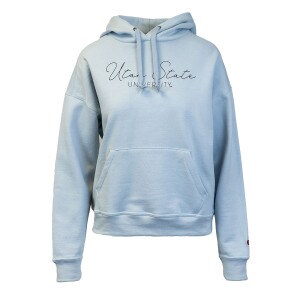 Hoodie Women's Utah State University Silver